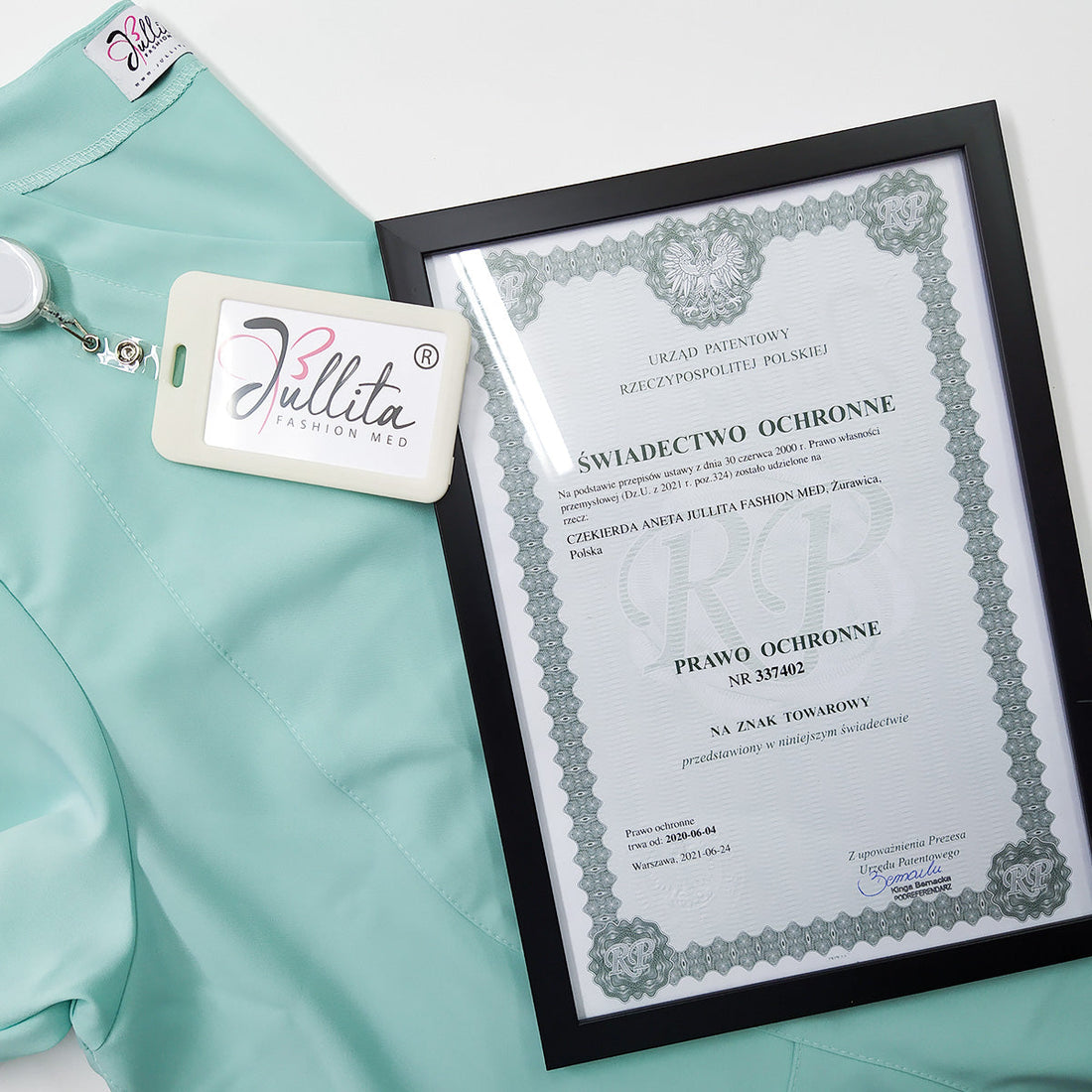 Znak towarowy Jullita Fashion Med został zarejestrowany w Urzędzie Patentowym