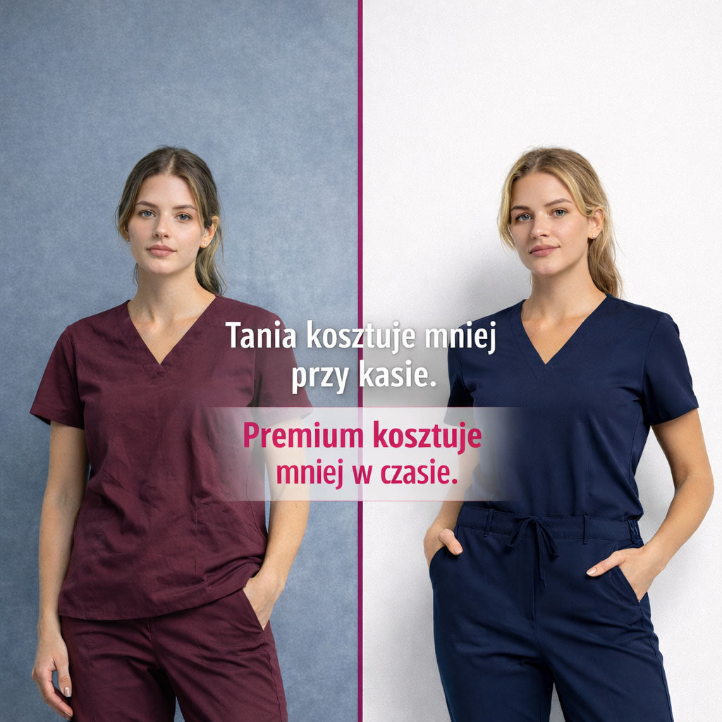 Dlaczego warto inwestować w dobrą odzież medyczną? Porównanie taniej vs premium