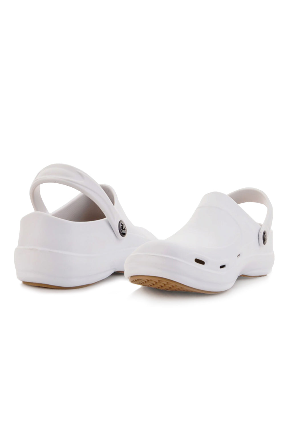 Obuwie medyczne męskie, piankowe FitClog Basic - kolor biały