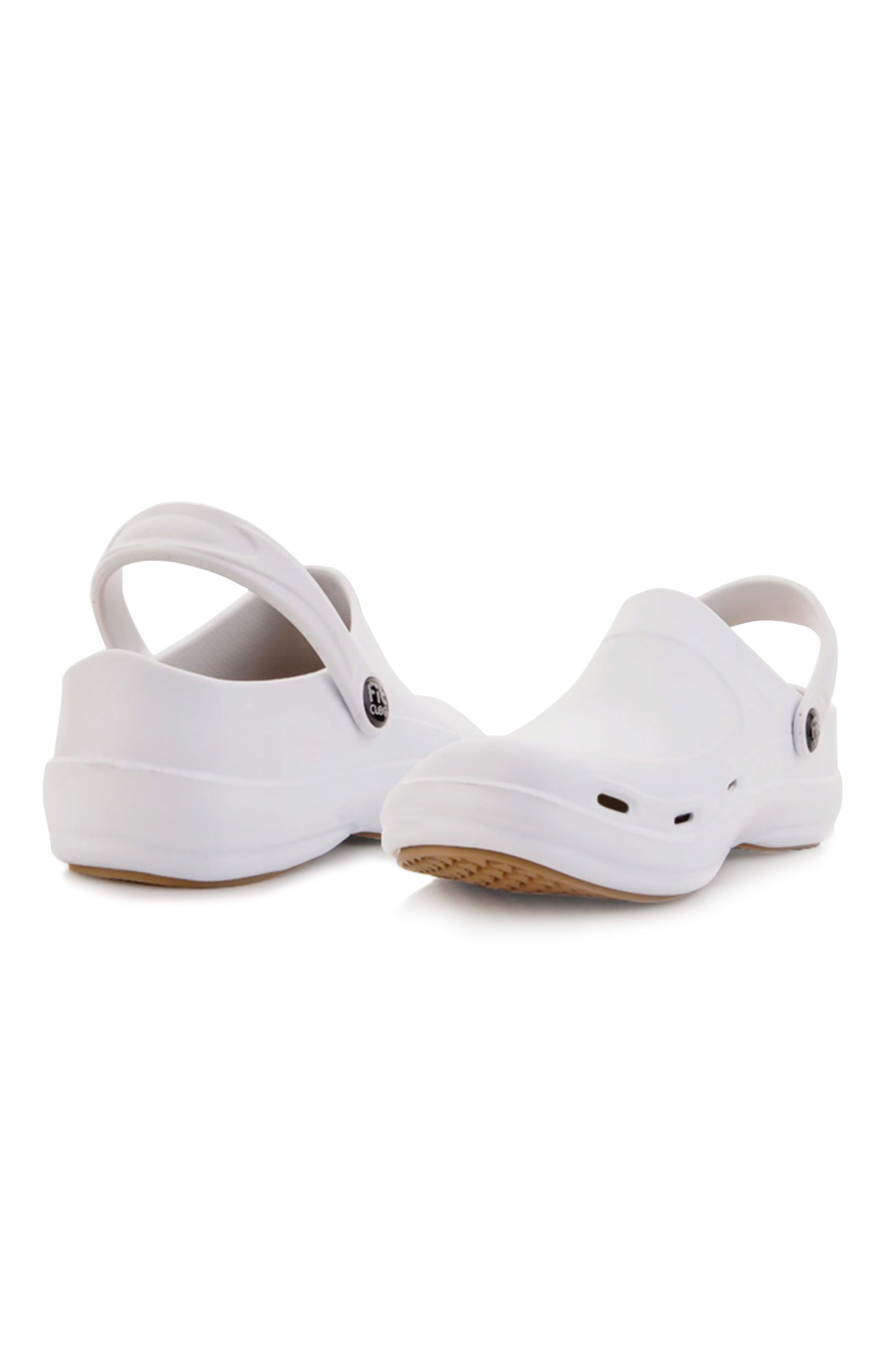 Obuwie medyczne męskie, piankowe FitClog Basic - kolor biały