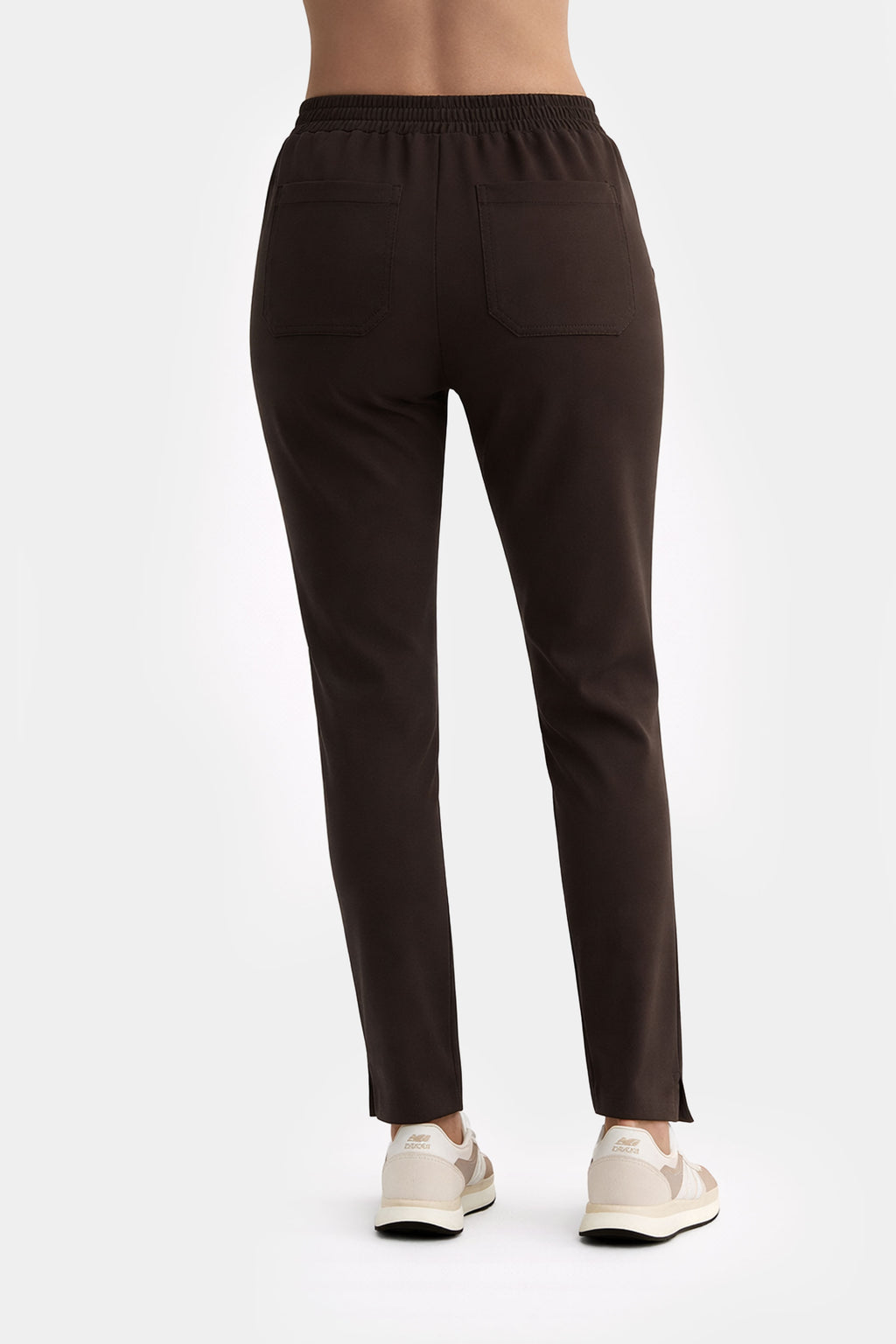 Damskie spodnie medyczne Fit - kolor choco cream