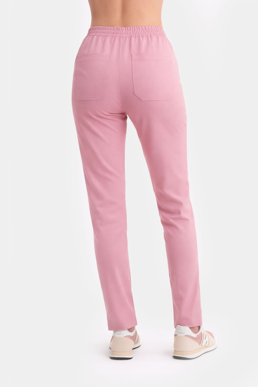Damskie spodnie medyczne Fit - kolor pale pink