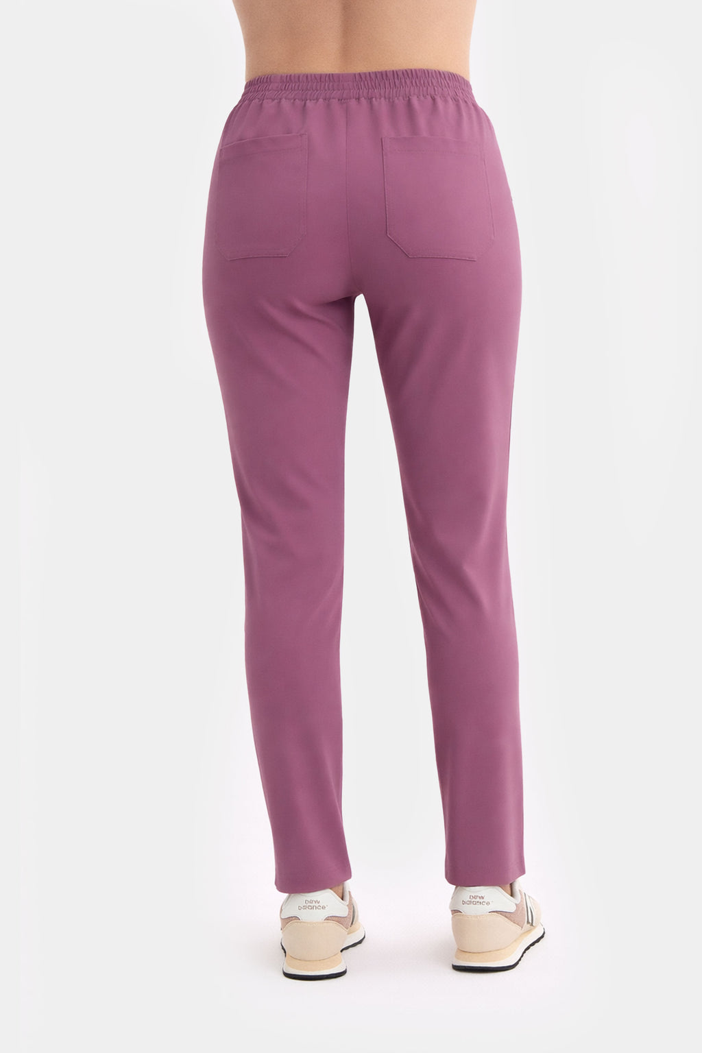 Damskie spodnie medyczne Fit - kolor rose dust