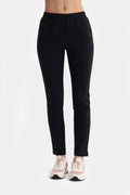 Damskie spodnie medyczne Fit - kolor velvet black