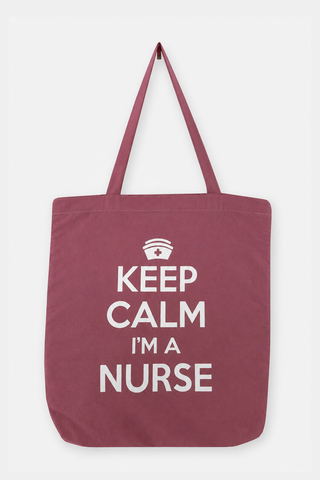 Red Keep Calm I'm a Nurse Bag