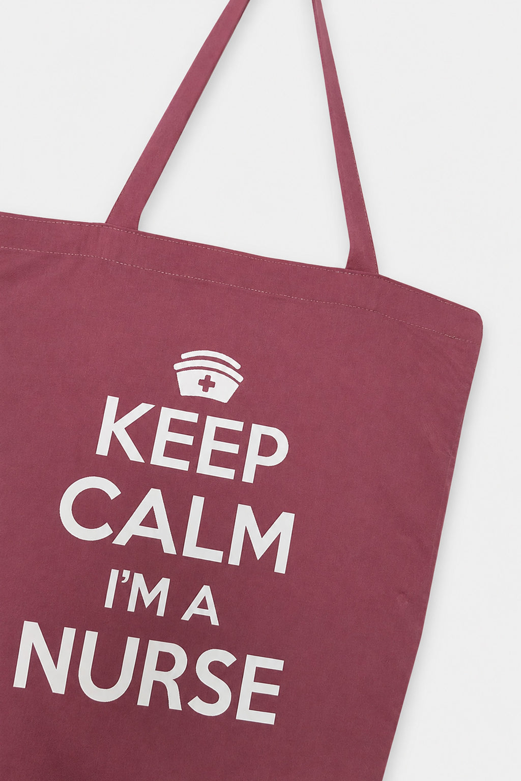 Red Keep Calm I'm a Nurse Bag