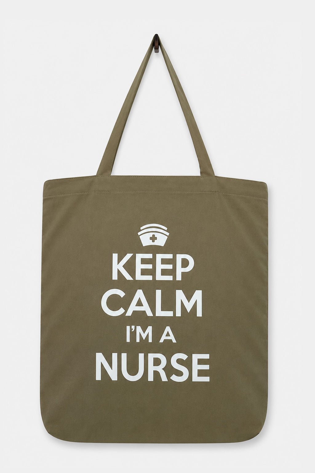 Red Keep Calm I'm a Nurse Bag