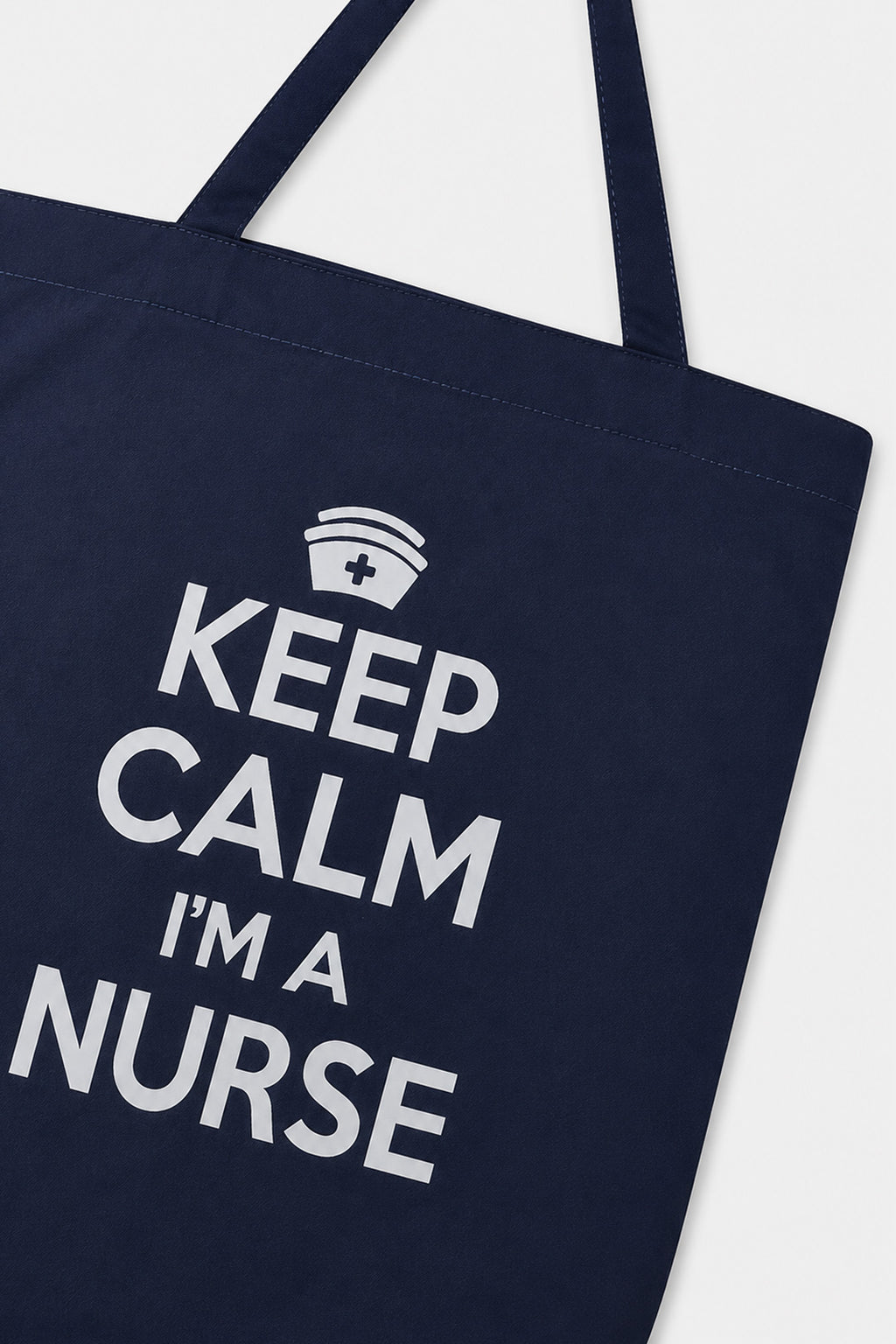 Red Keep Calm I'm a Nurse Bag