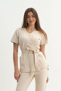 Tunika kosmetyczna Lili Premium - kolor vanilla beige