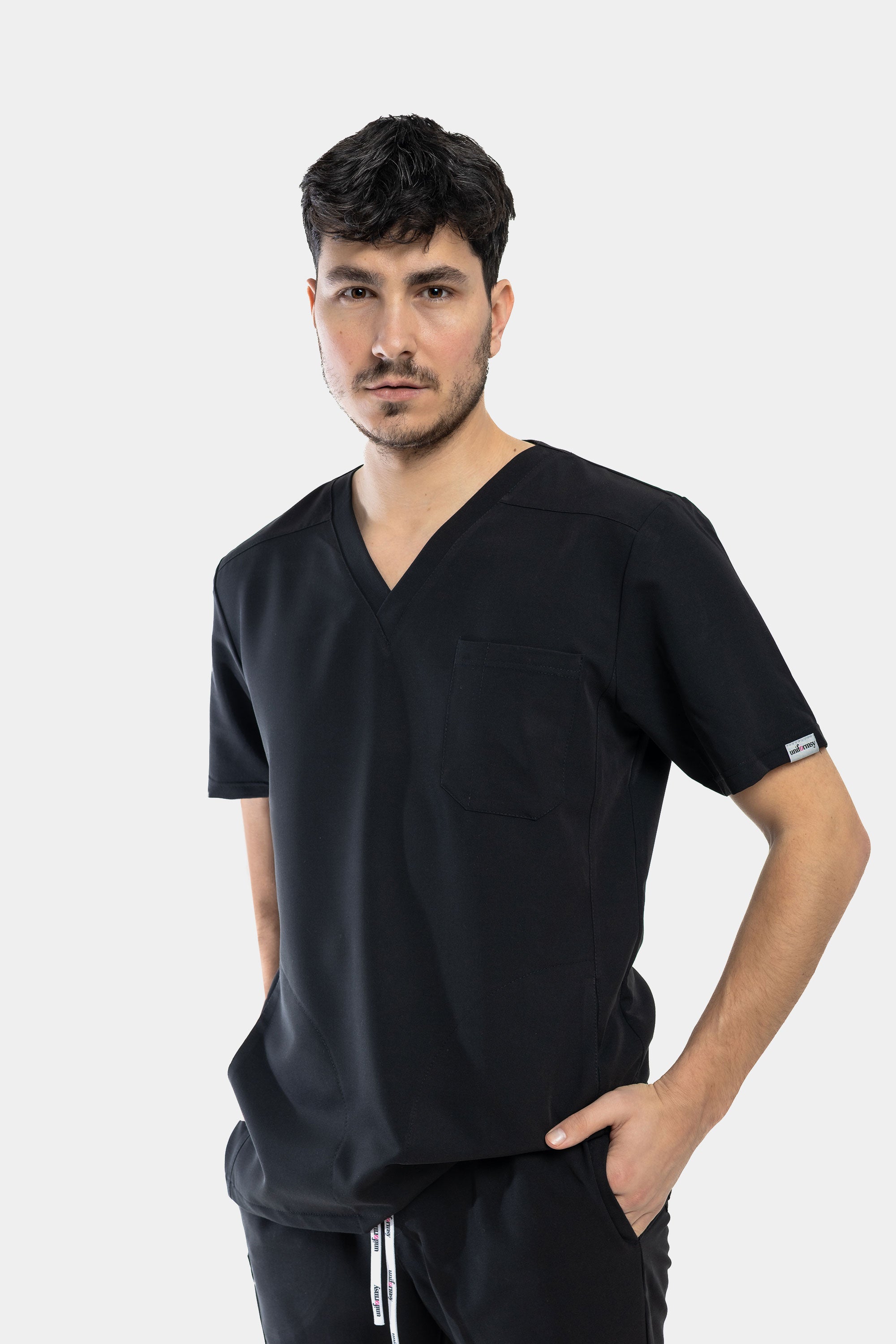 Męska bluza medyczna Harry - kolor black