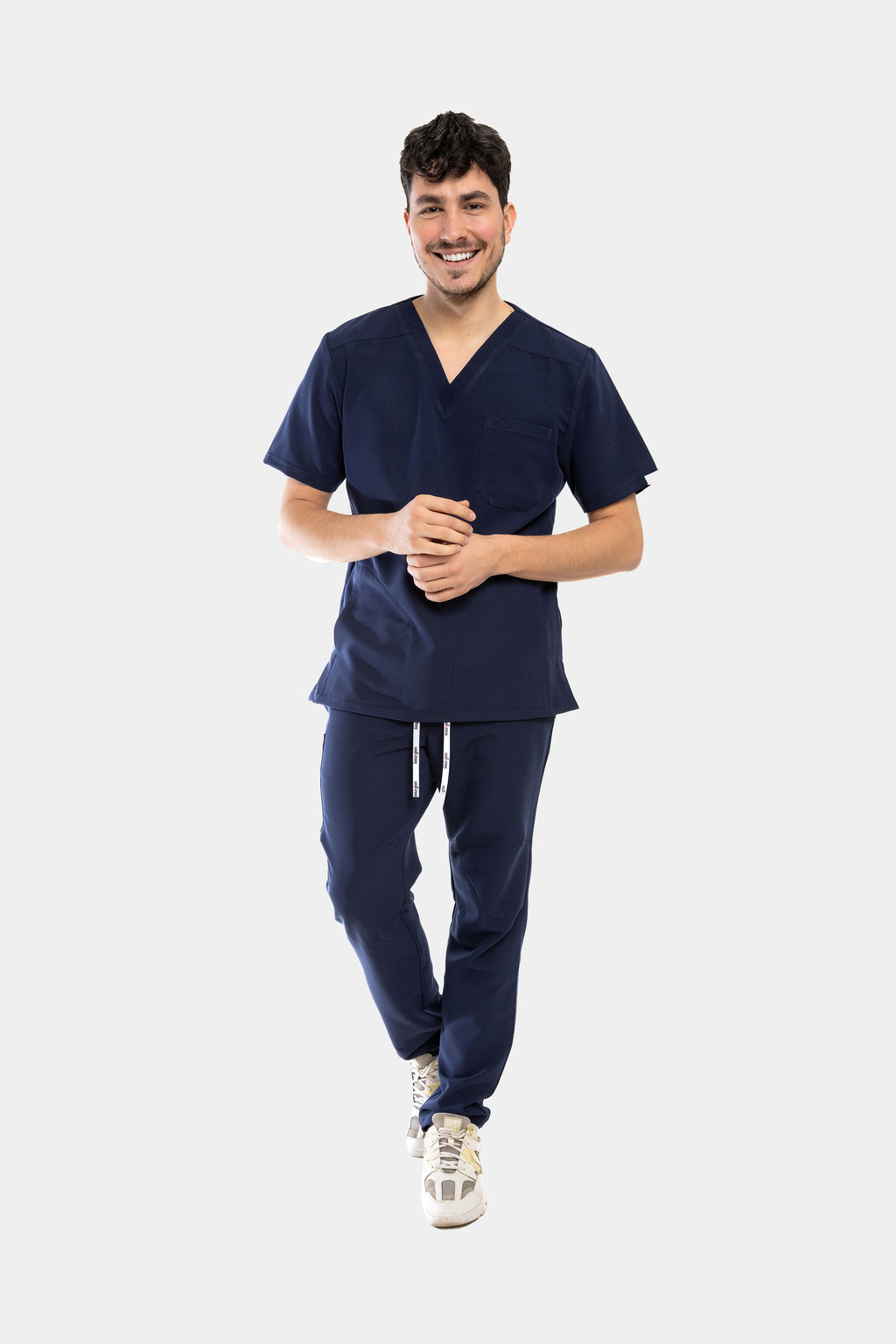 Męska bluza medyczna Harry i spodnie proste - kolor dark navy