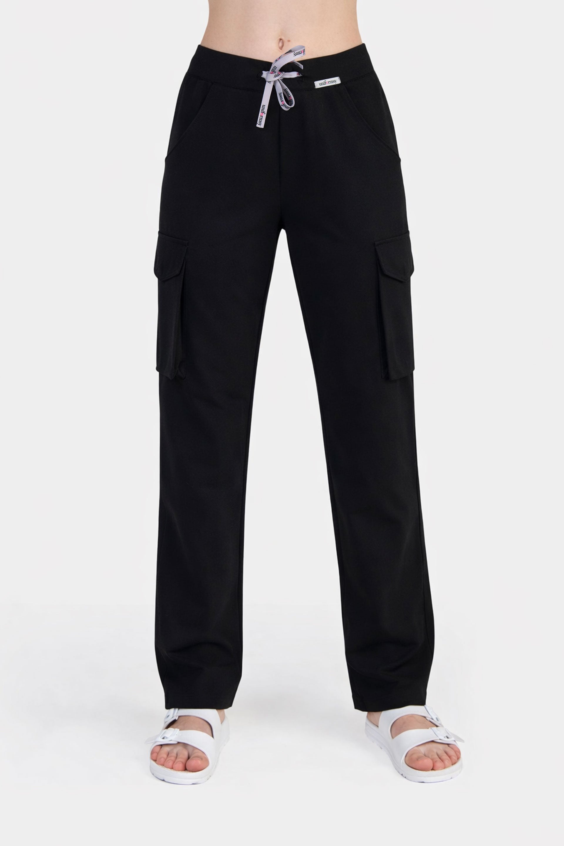 Medyczne spodnie damskie bojówki