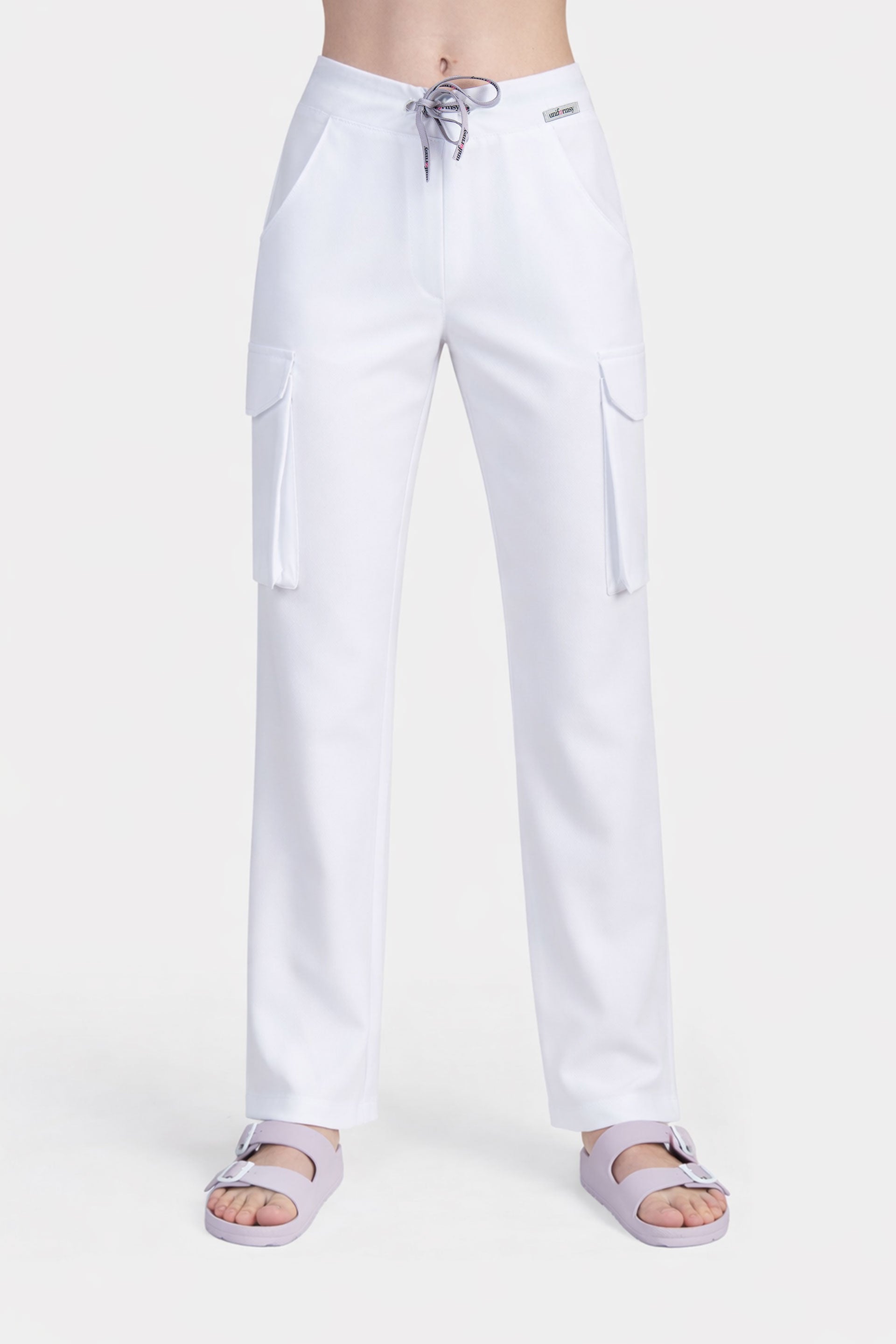 Medyczne spodnie damskie bojówki