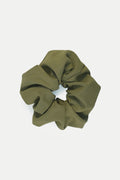 Scrunchie, gumka do włosów - kolor khaki
