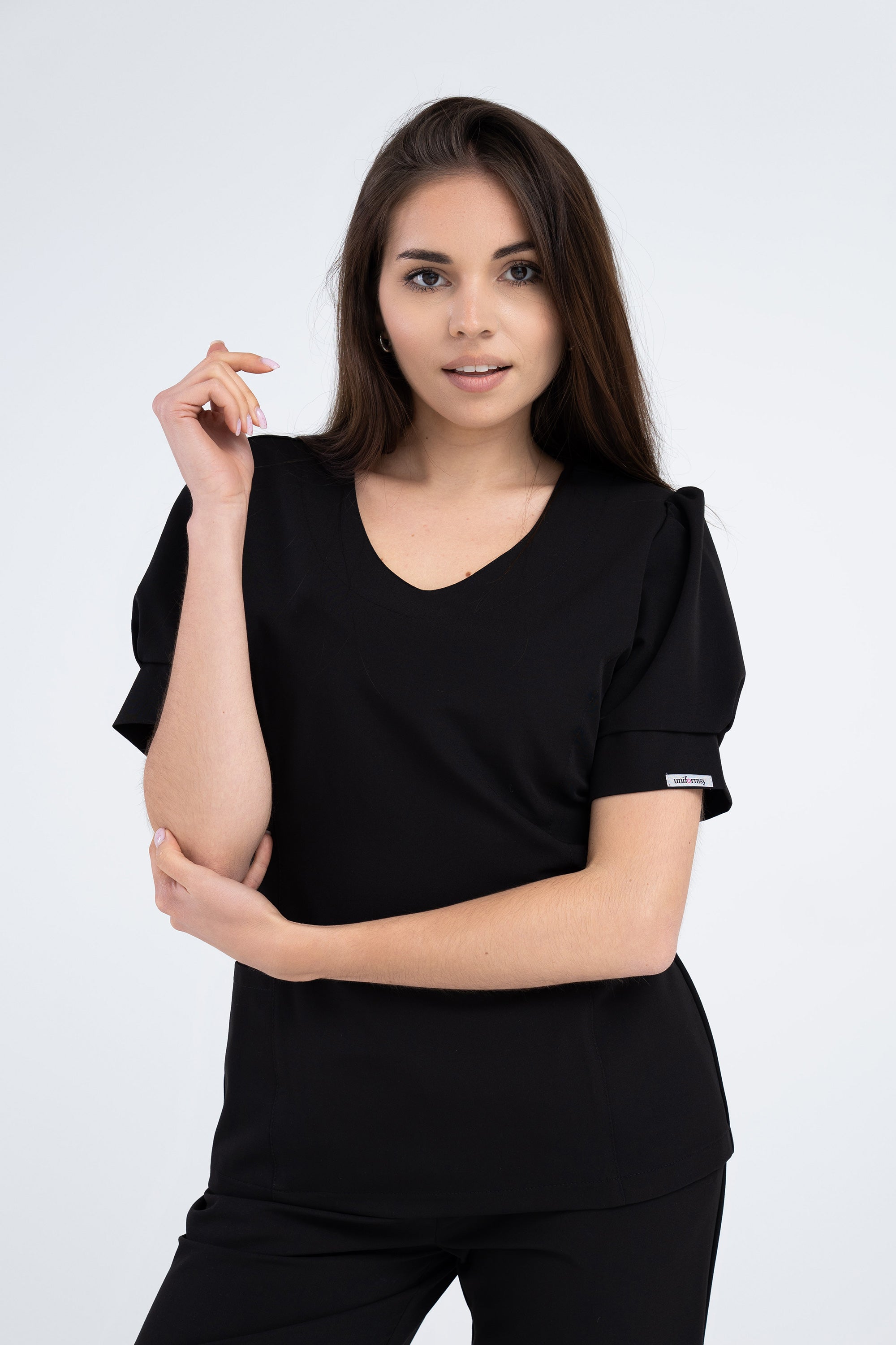 Medyczna bluza damska Julia - kolor black