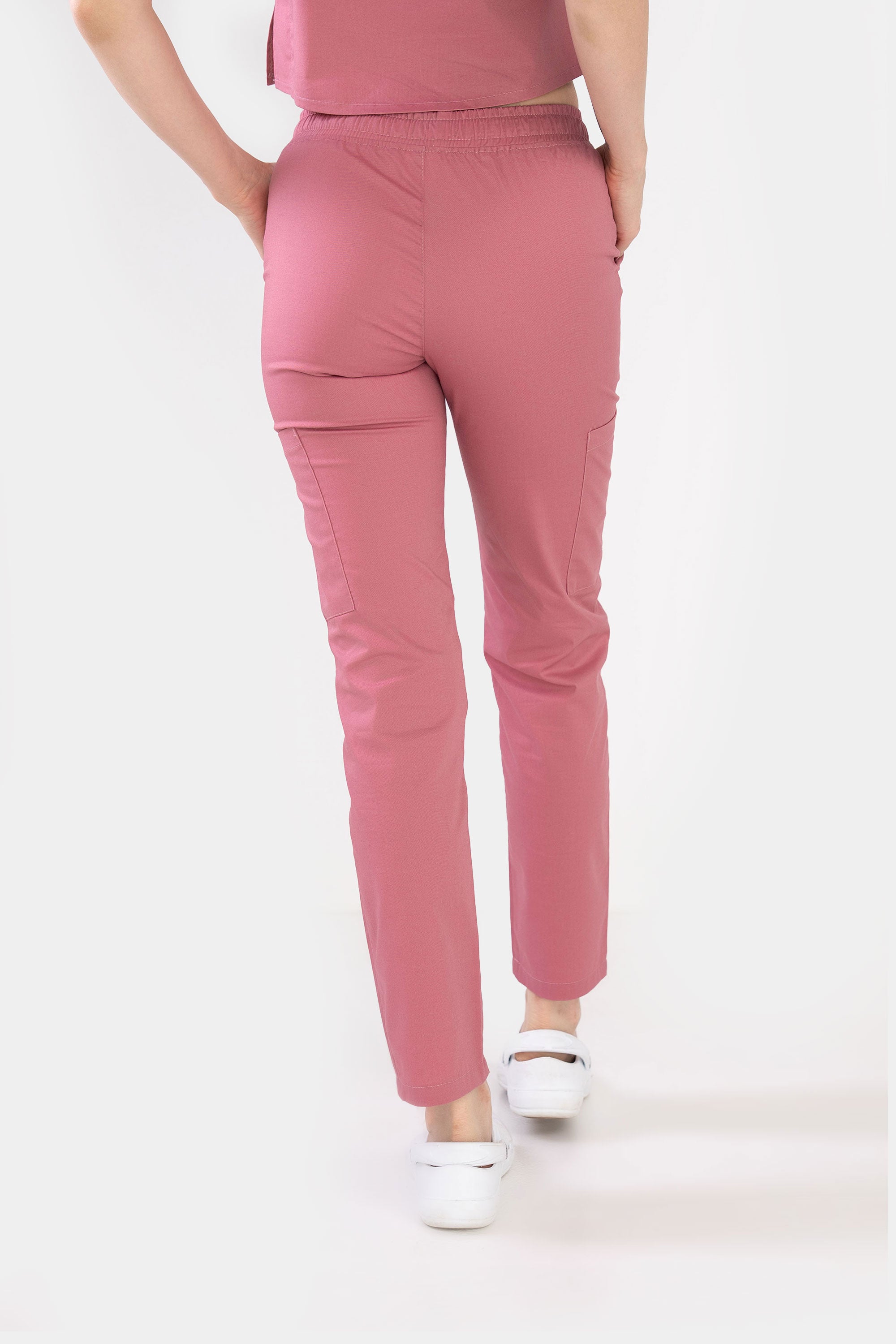 Komplet medyczny damski Coco - kolor ciemnoróżowy