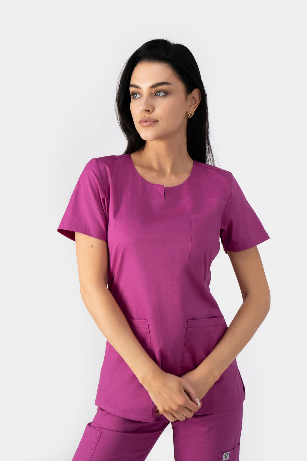 Komplet medyczny damski Coco - kolor fuksja