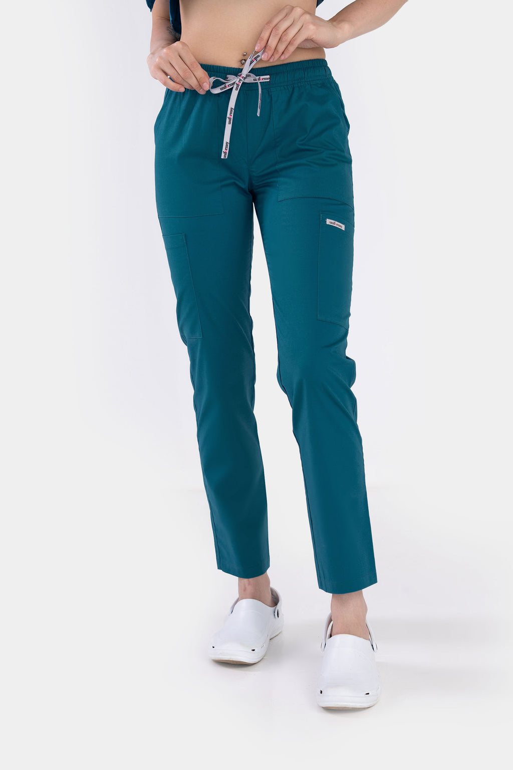 Komplet medyczny damski Coco - kolor morski