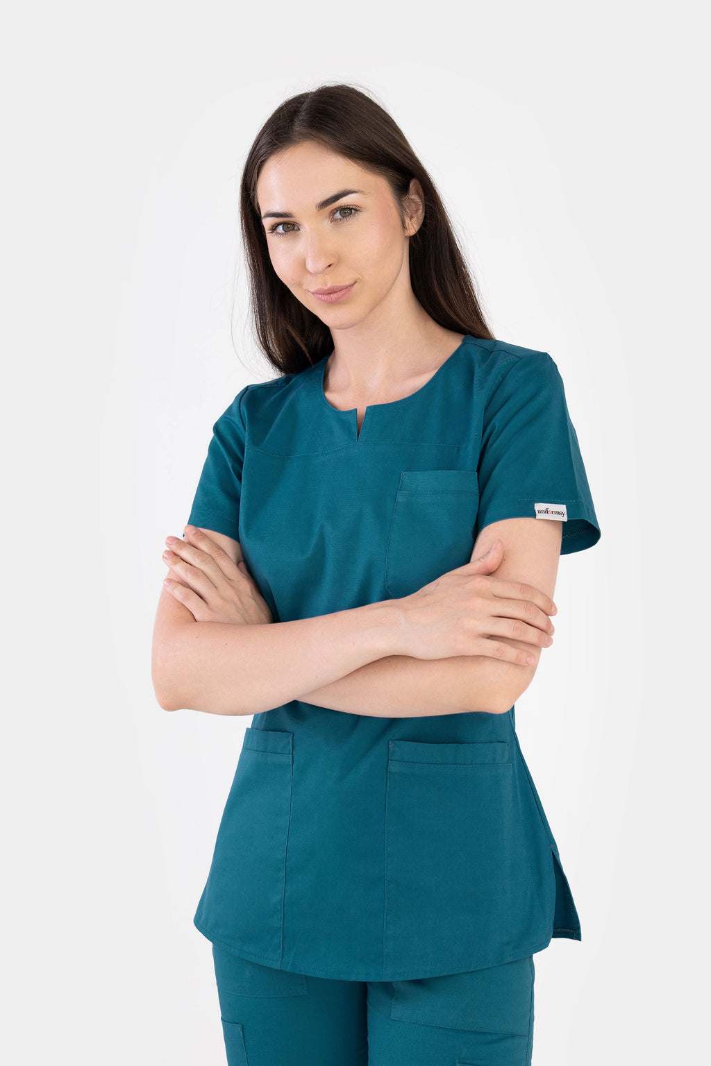 Komplet medyczny damski Coco - kolor morski