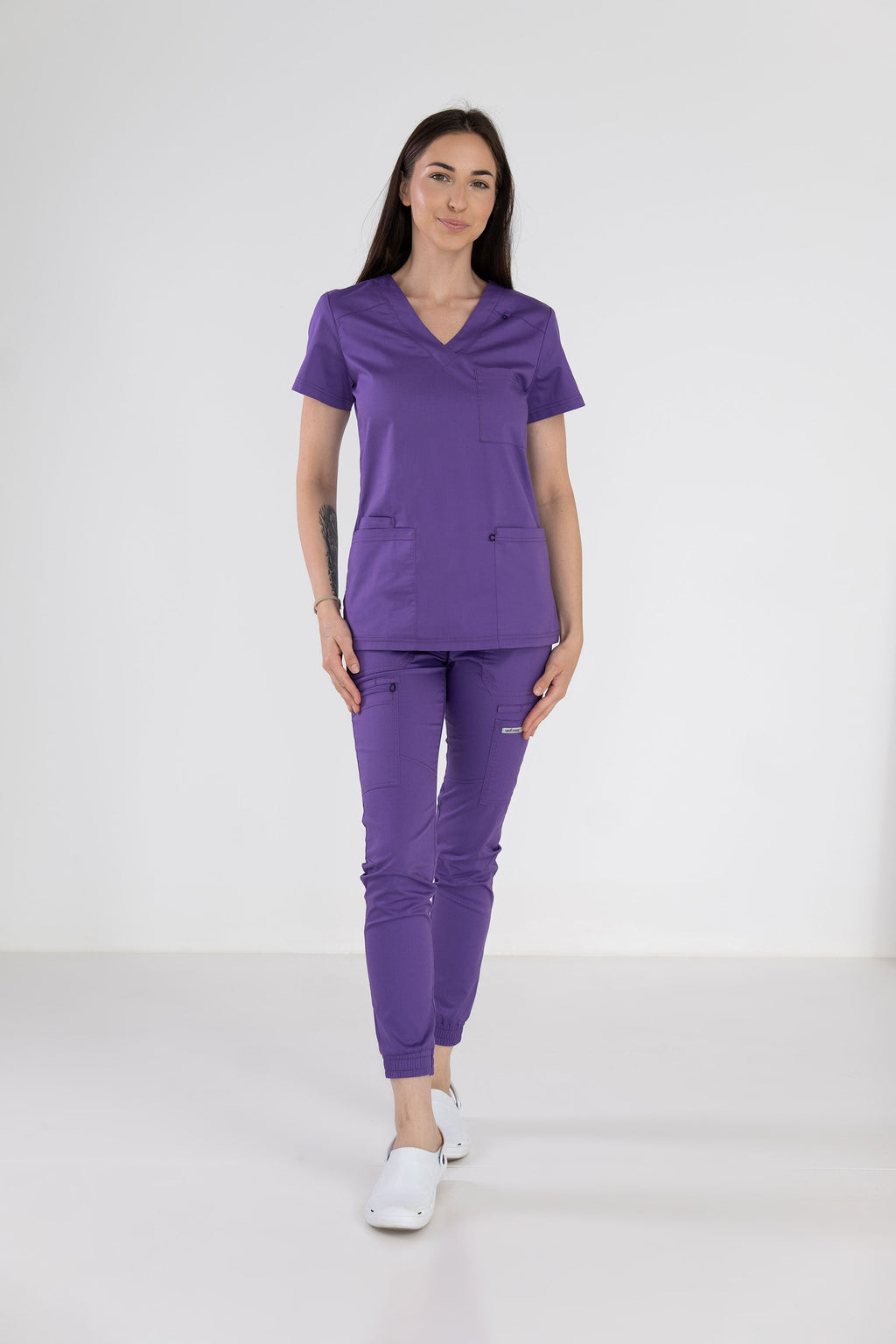 Medyczna bluza damska Medi - kolor Dark lilac