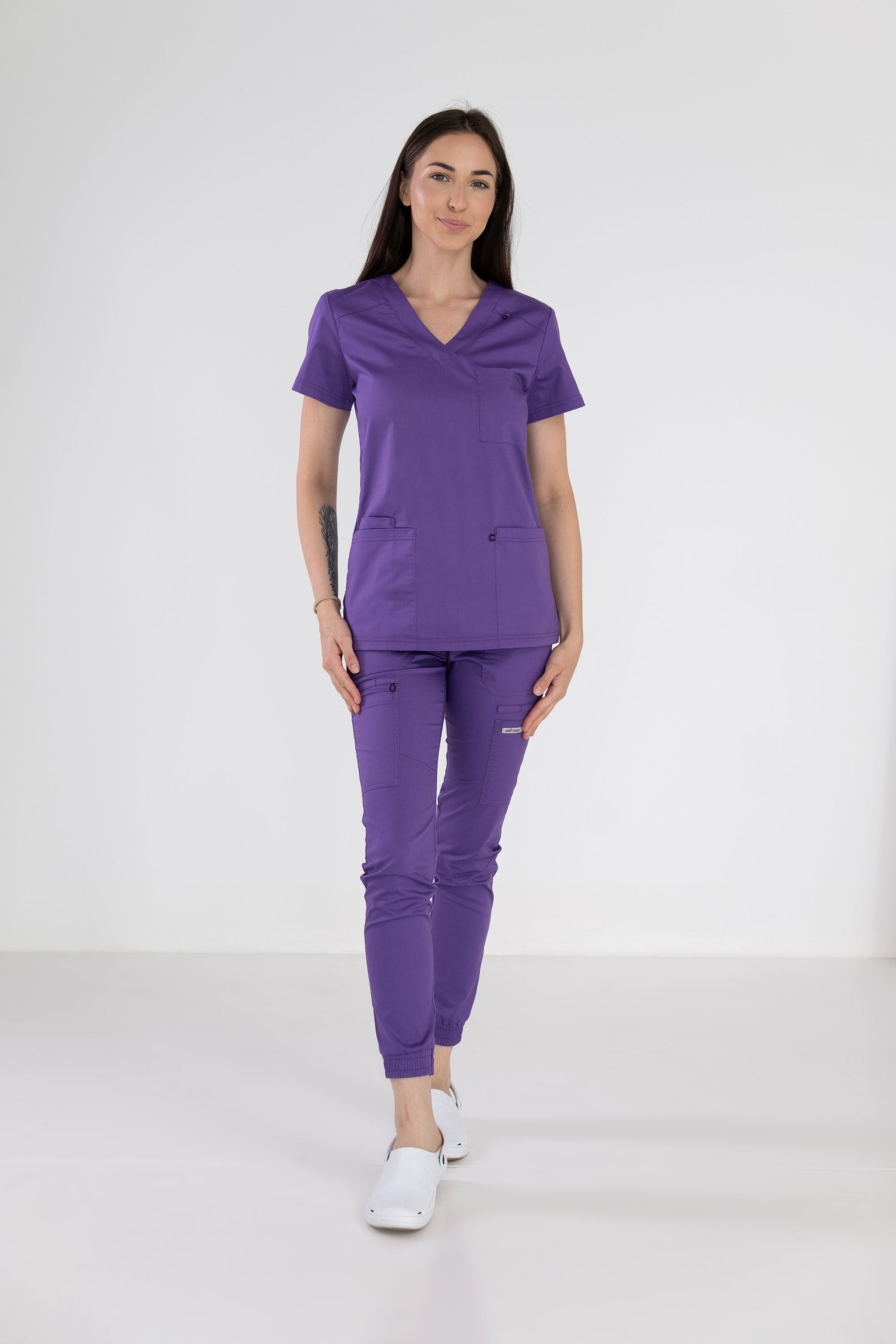 Medyczna bluza damska Medi - kolor Dark lilac