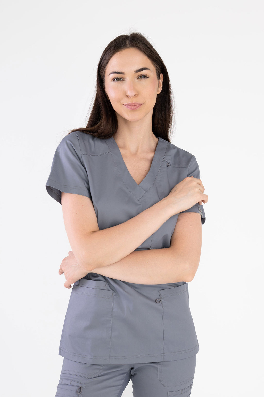 Medyczna bluza damska Medi - kolor popiel