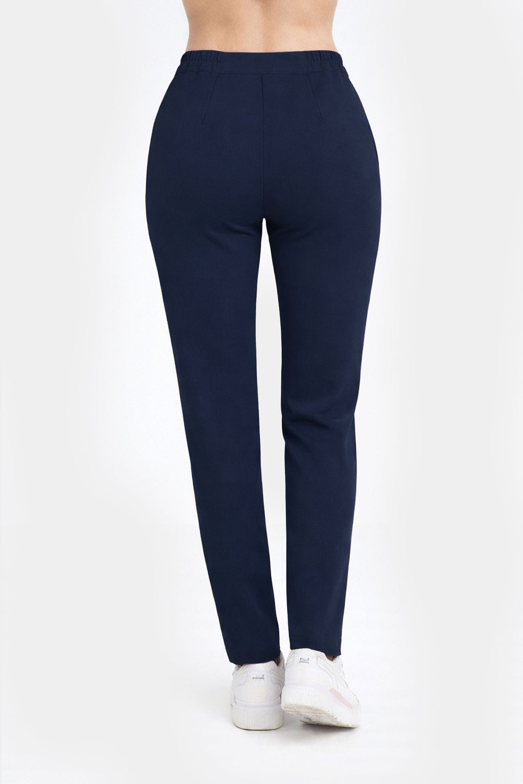 Damskie spodnie Mira Soft - kolor dark navy