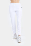 Damskie spodnie Mira Soft - kolor white