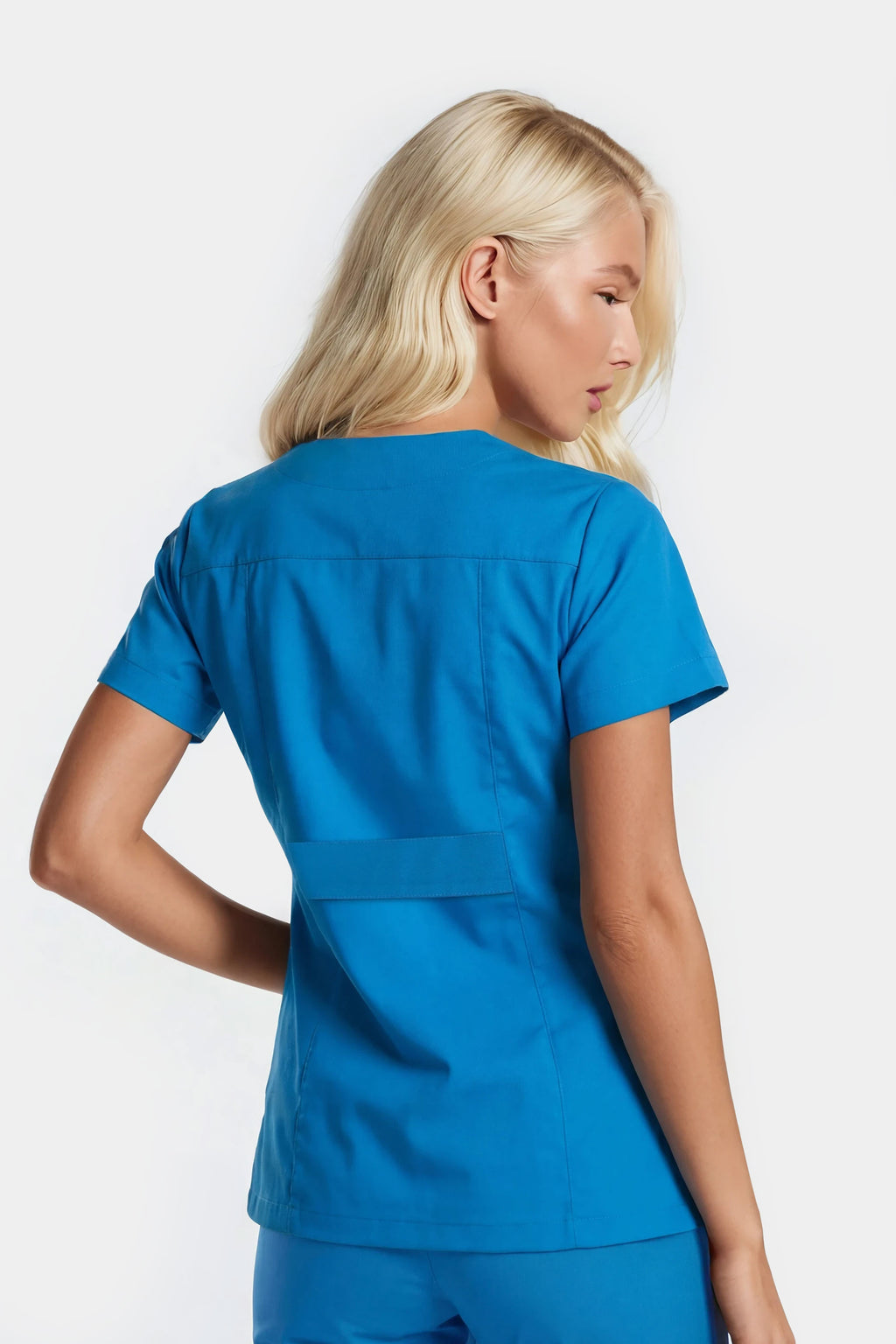 Damski żakiet medyczny Regina - kolor chabrowy