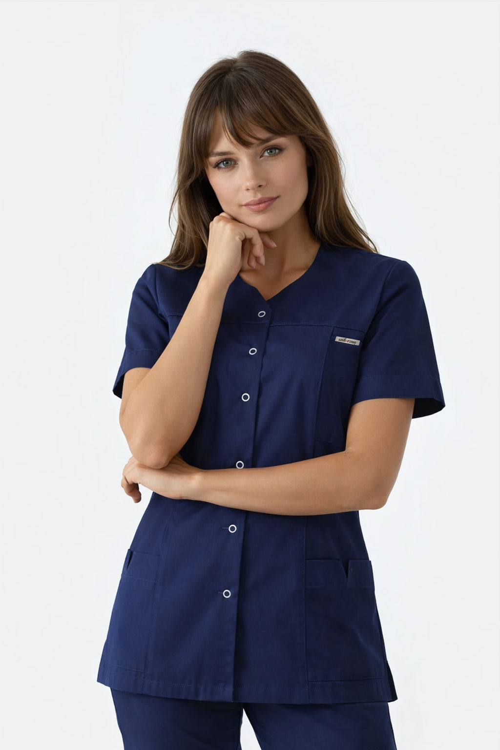 Damski żakiet medyczny Regina - kolor granatowy