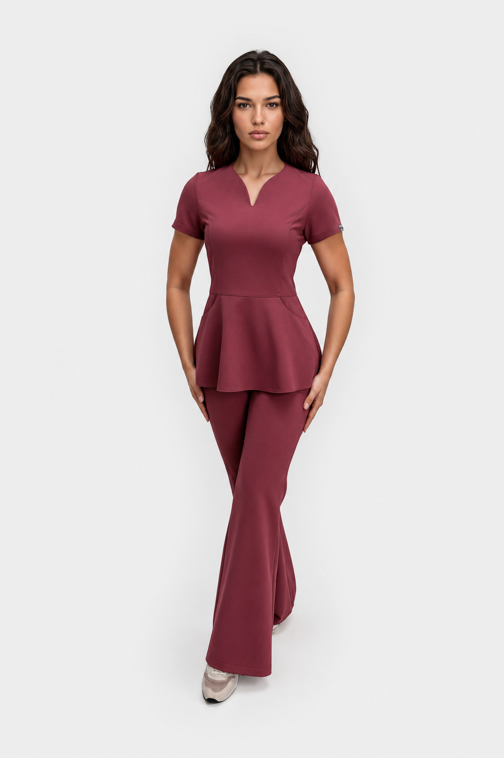 Bluza z baskinką Kate roselle