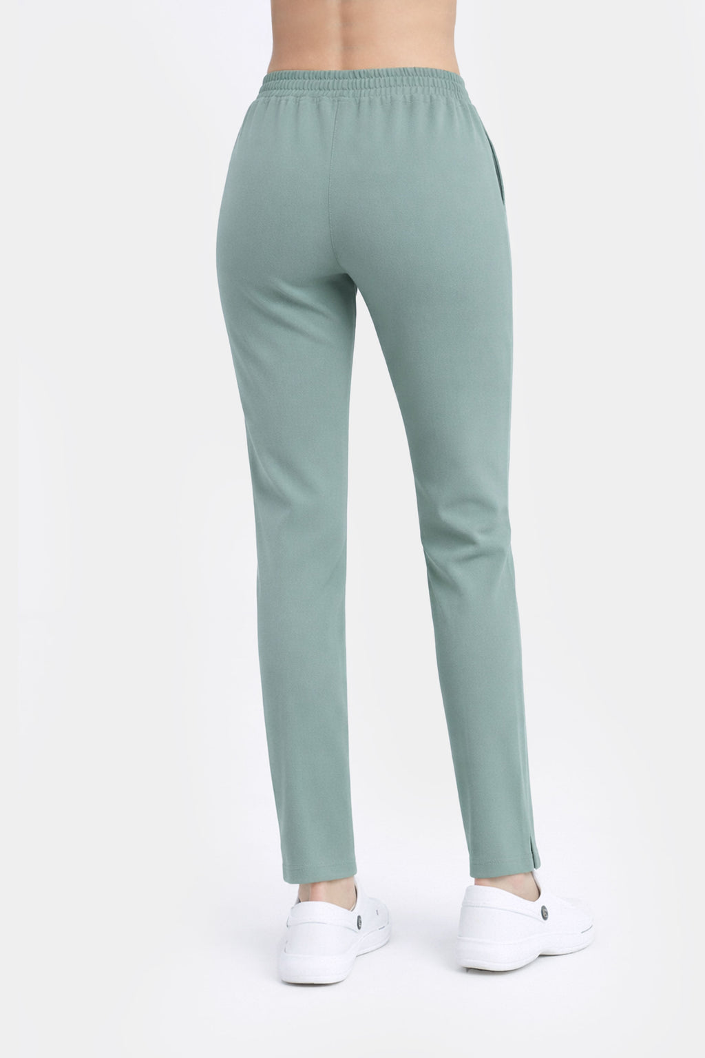 Damskie spodnie medyczne Slim Soft - kolor lily pad