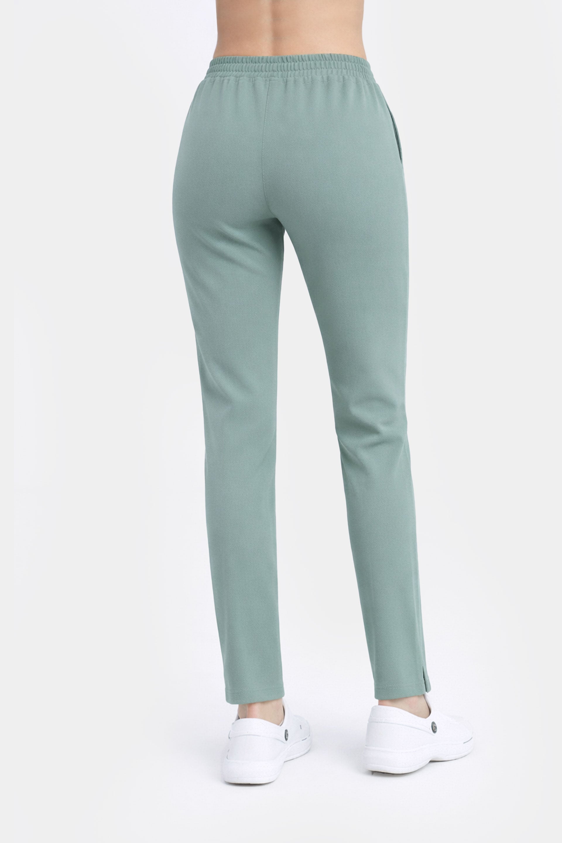 Damskie spodnie medyczne Slim Soft - kolor lily pad