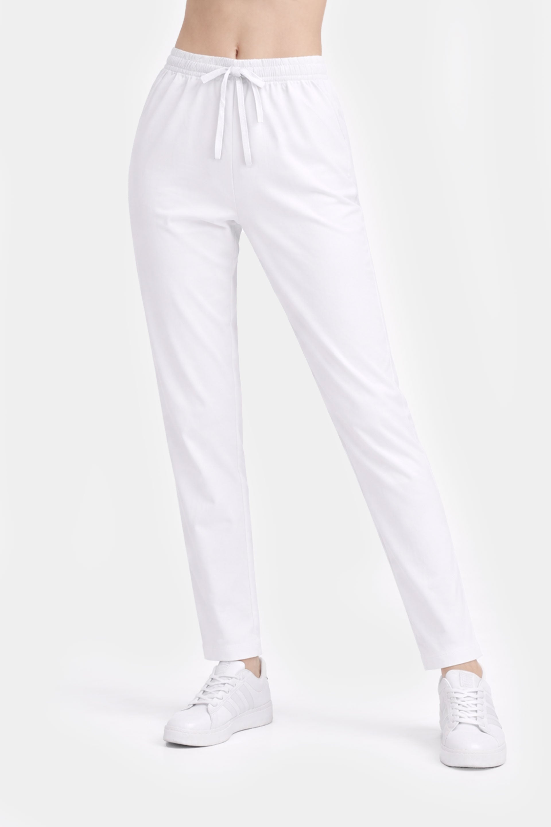 Medyczne spodnie damskie proste