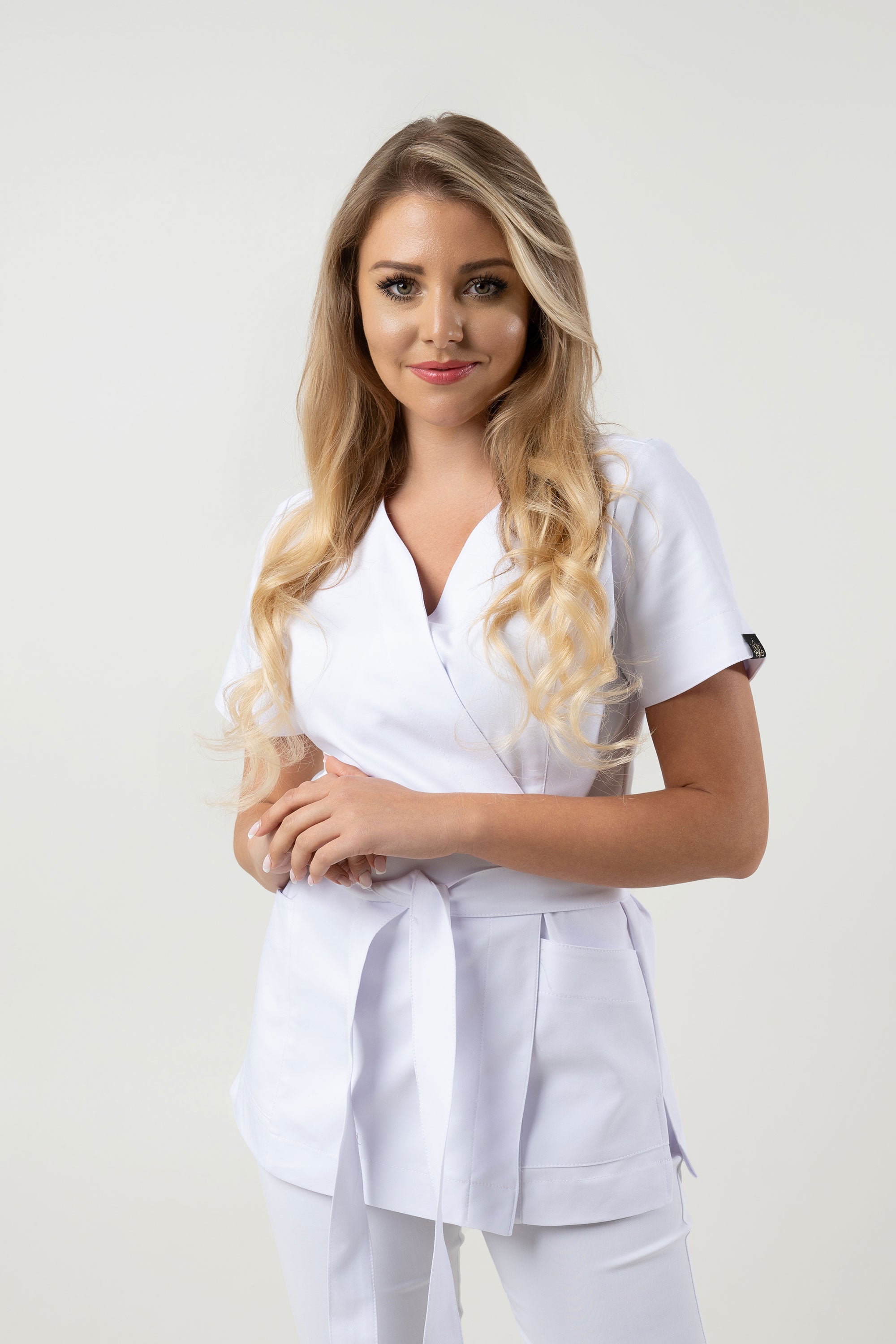 Tunika kosmetyczna Lili Premium - kolor silk white